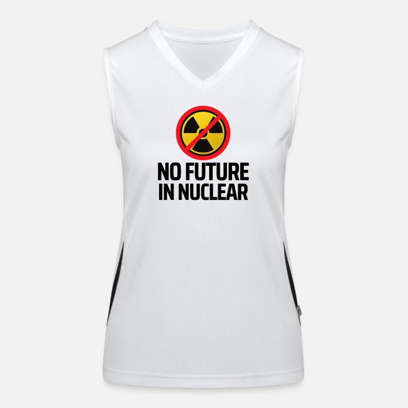 No nuclear power Women's Functional Contrast Tank Top