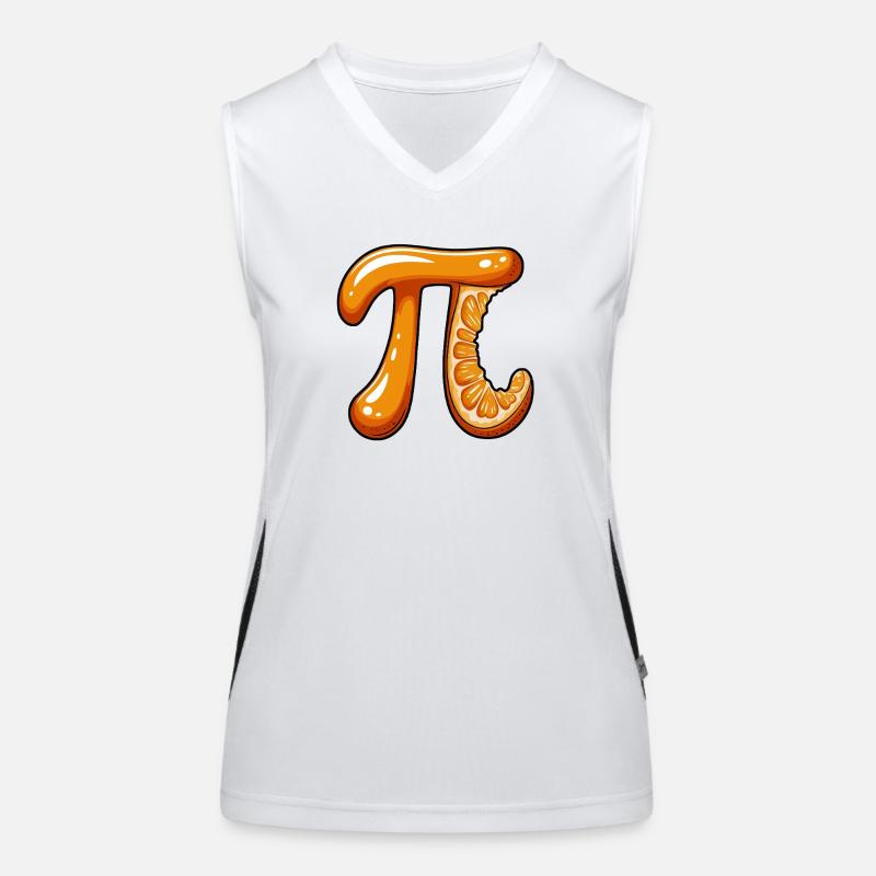 Orange Pi Math Débardeur respirant contrasté Femme