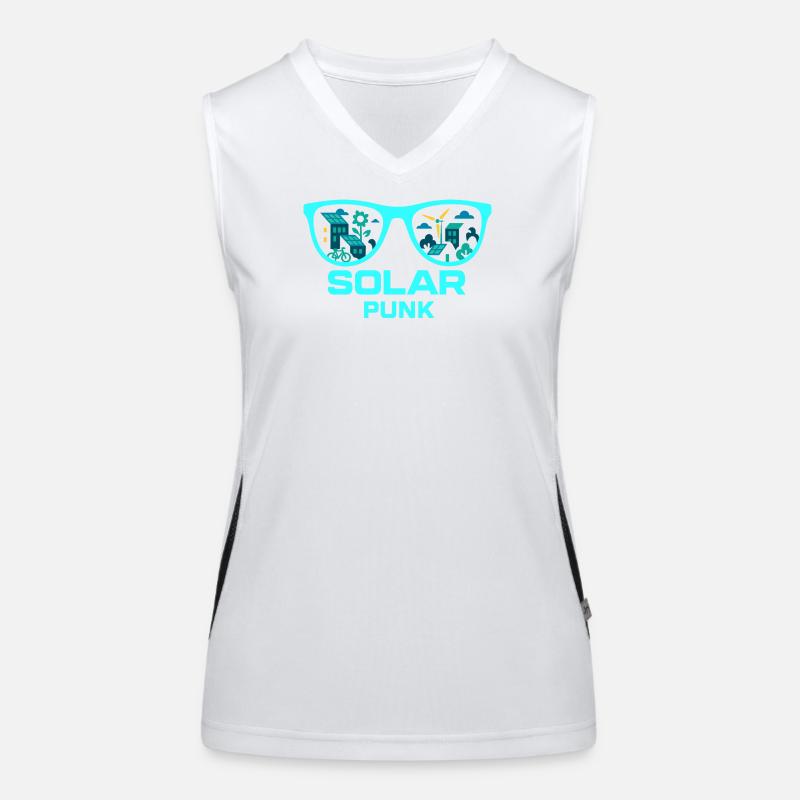 Solarpunk Vision Women's Functional Contrast Tank Top