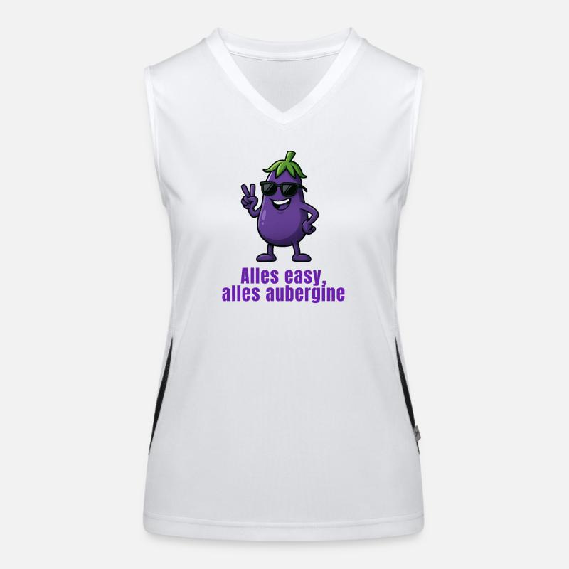 Aubergine - Everything easy Women's Functional Contrast Tank Top