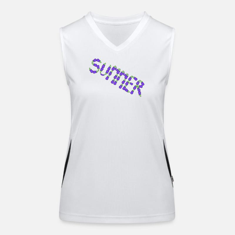 Summer eggplant Women's Functional Contrast Tank Top