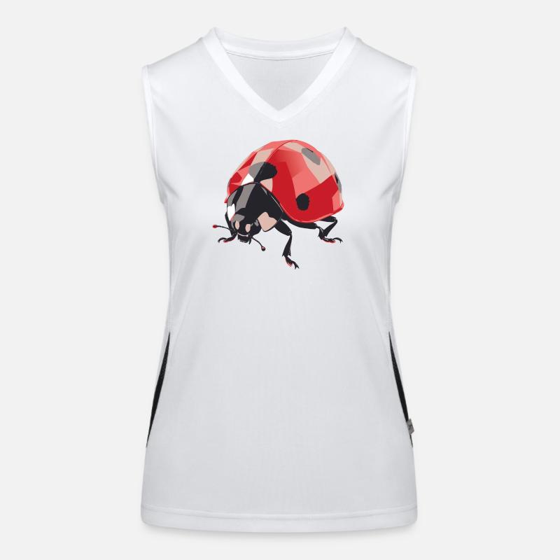 Ladybug4 Funktionelles Kontrast-Tank Top für Frauen