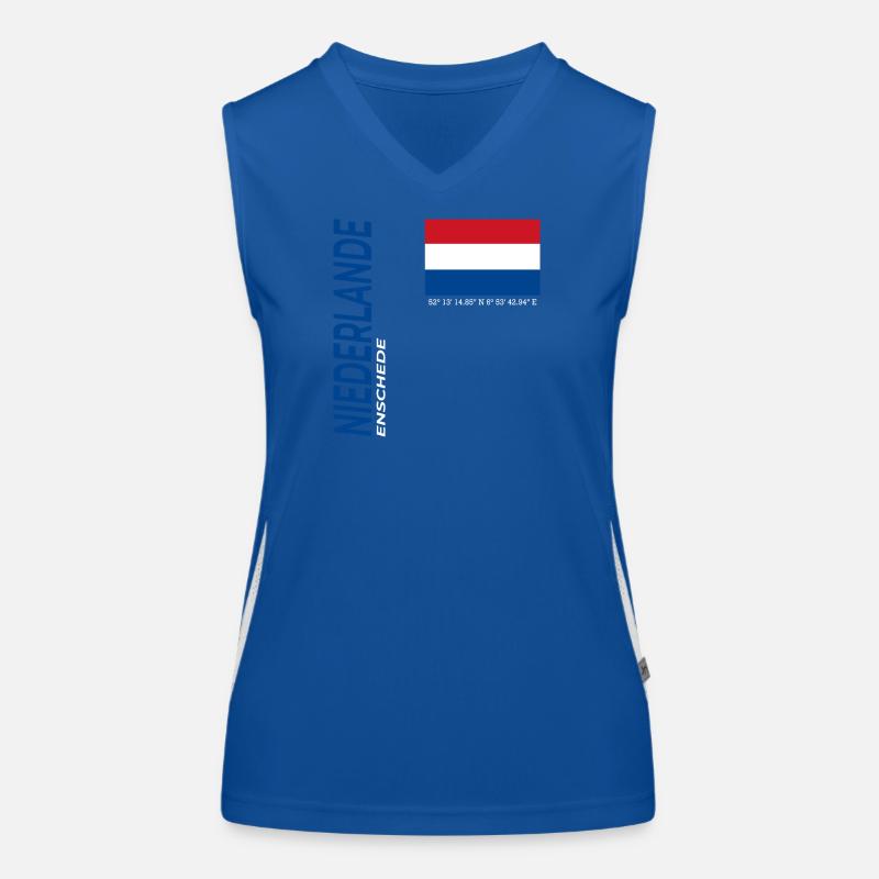 Enschede Funktionelles Kontrast-Tank Top für Frauen