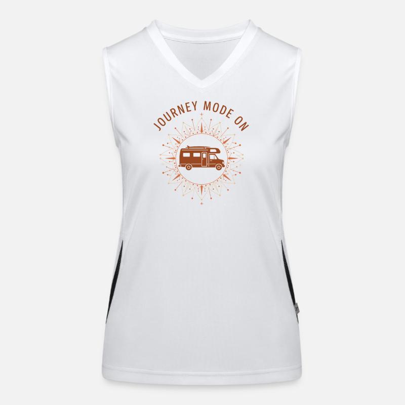 Journey Mode On Funktionelles Kontrast-Tank Top für Frauen