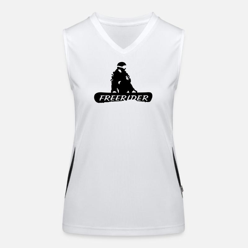 Freerider Snowboard Women's Functional Contrast Tank Top