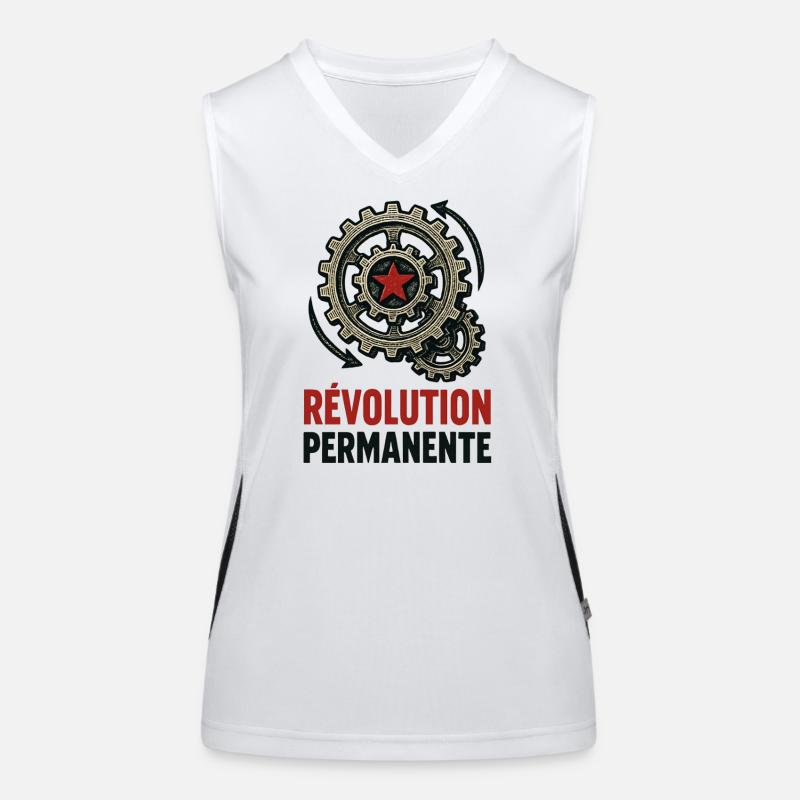 Permanent revolution Women's Functional Contrast Tank Top