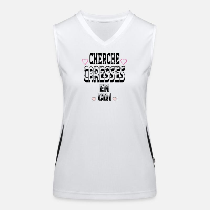 Looking for Caresses on a permanent contract Women's Functional Contrast Tank Top