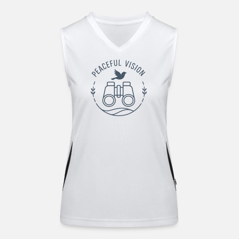 Peaceful view Women's Functional Contrast Tank Top