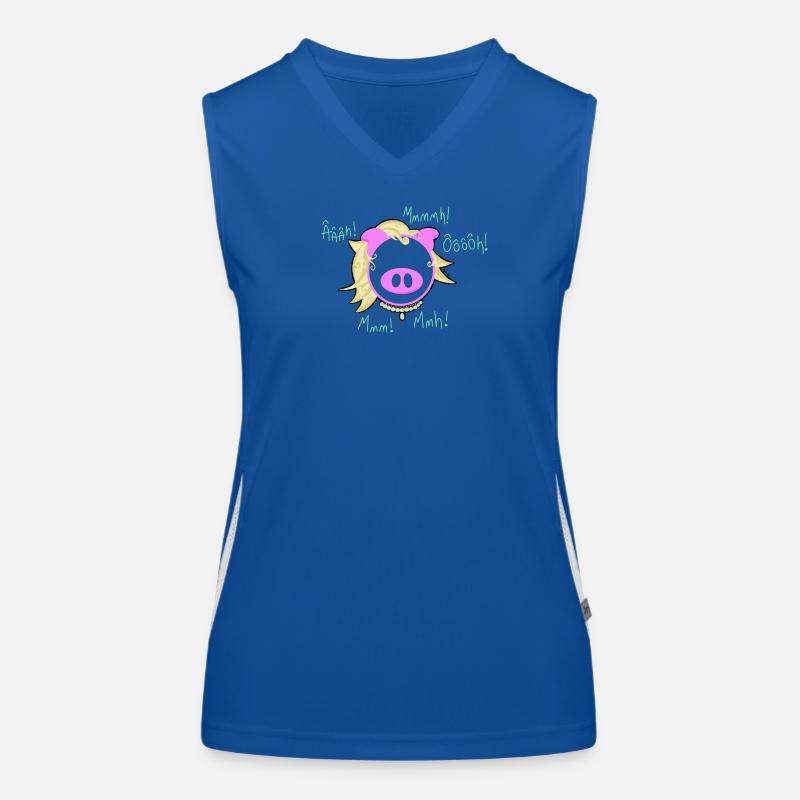 Cochon Glam’ Explosion Débardeur respirant contrasté Femme