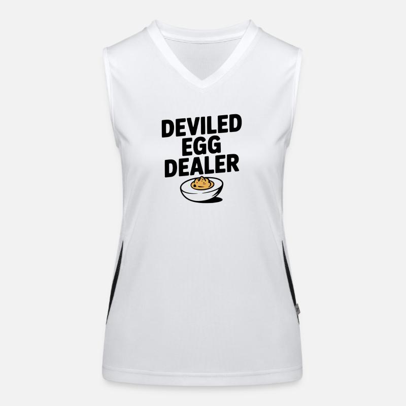 Deviled Egg Dealer Women's Functional Contrast Tank Top
