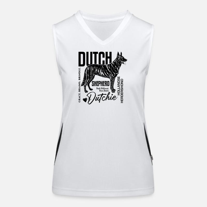 Luci-Standing-SideView Women's Functional Contrast Tank Top