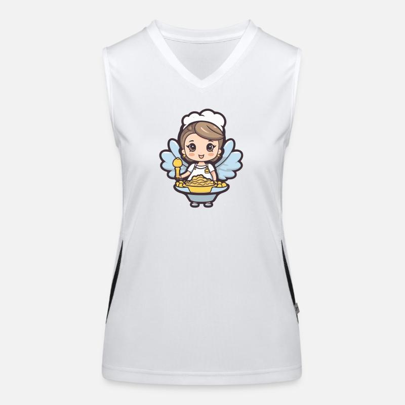 Fee Backen Backfee Kochen Funktionelles Kontrast-Tank Top für Frauen