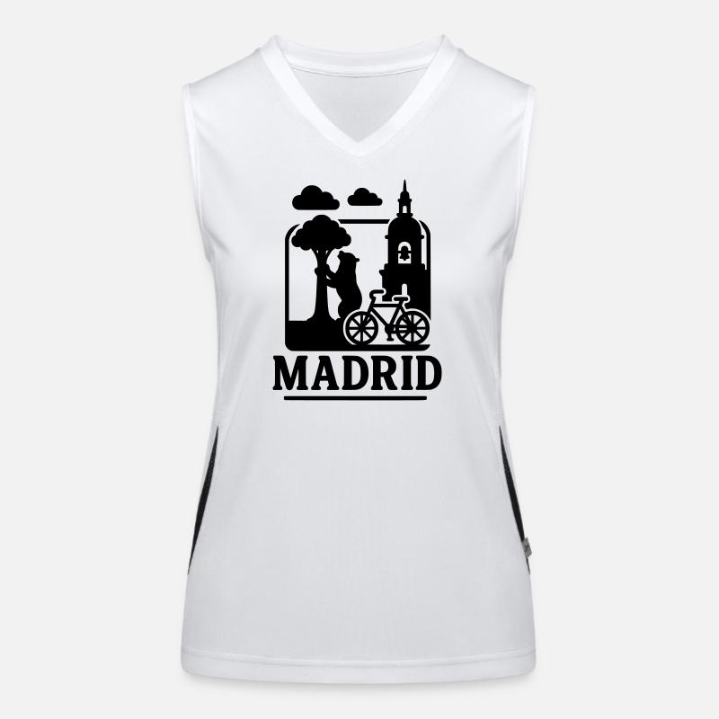 Monuments de Madrid Débardeur respirant contrasté Femme