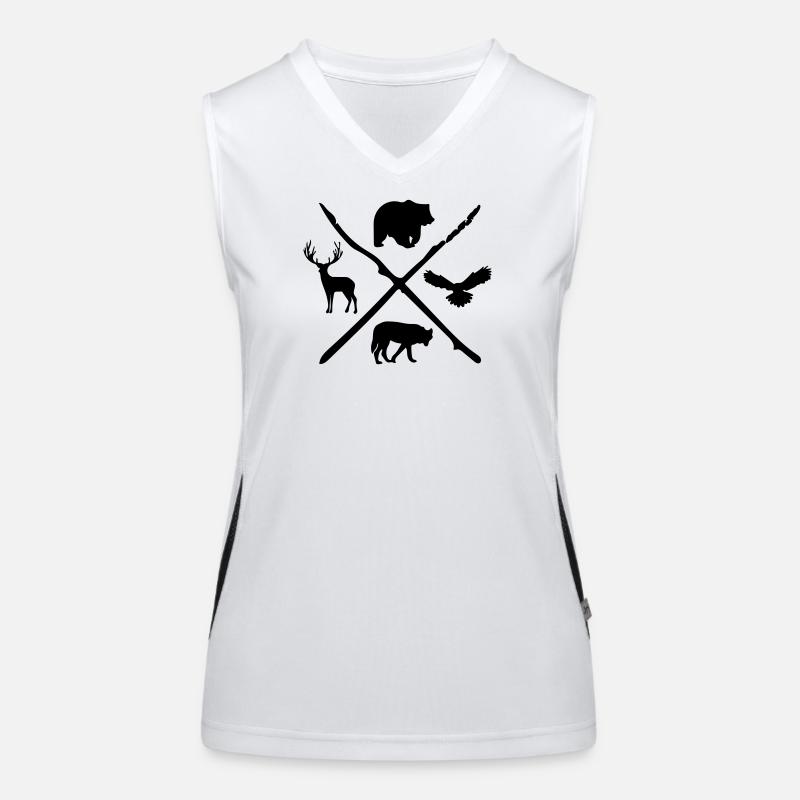 Tier Funktionelles Kontrast-Tank Top für Frauen