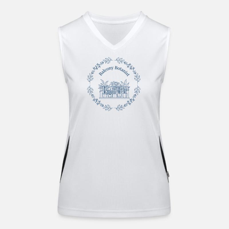 Balkon-Botaniker Funktionelles Kontrast-Tank Top für Frauen
