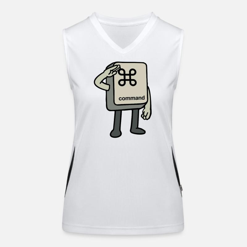 Clé de commande Débardeur respirant contrasté Femme