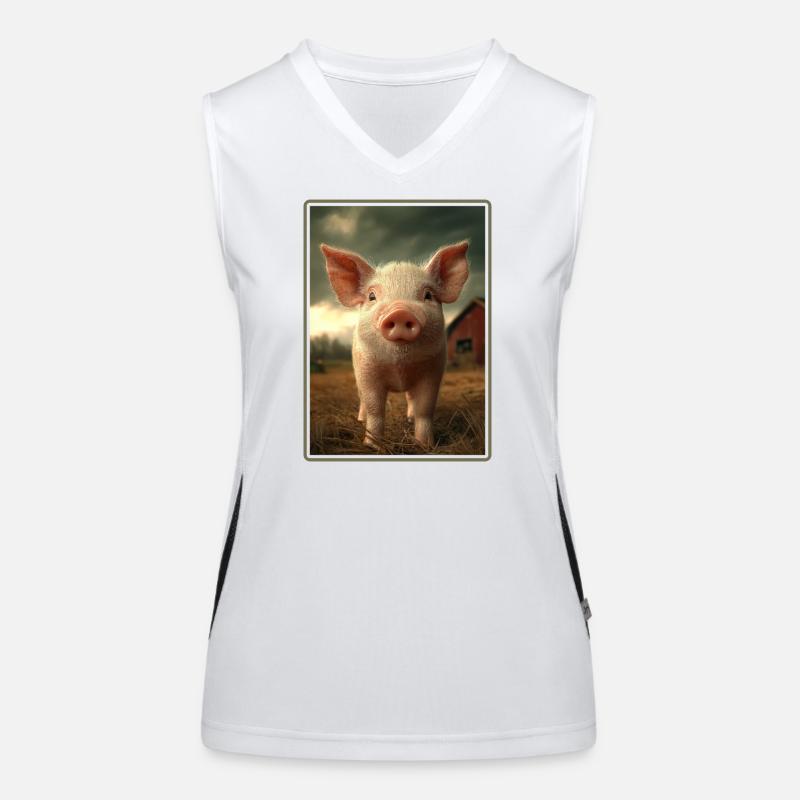 Cochon Cochon Débardeur respirant contrasté Femme