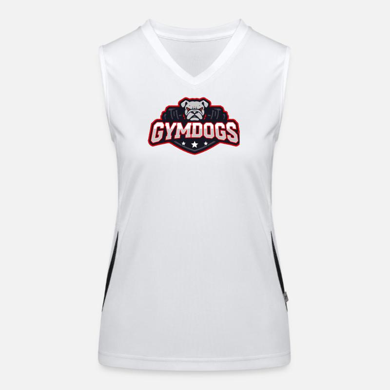 GymDogs Bulldog Force Débardeur respirant contrasté Femme