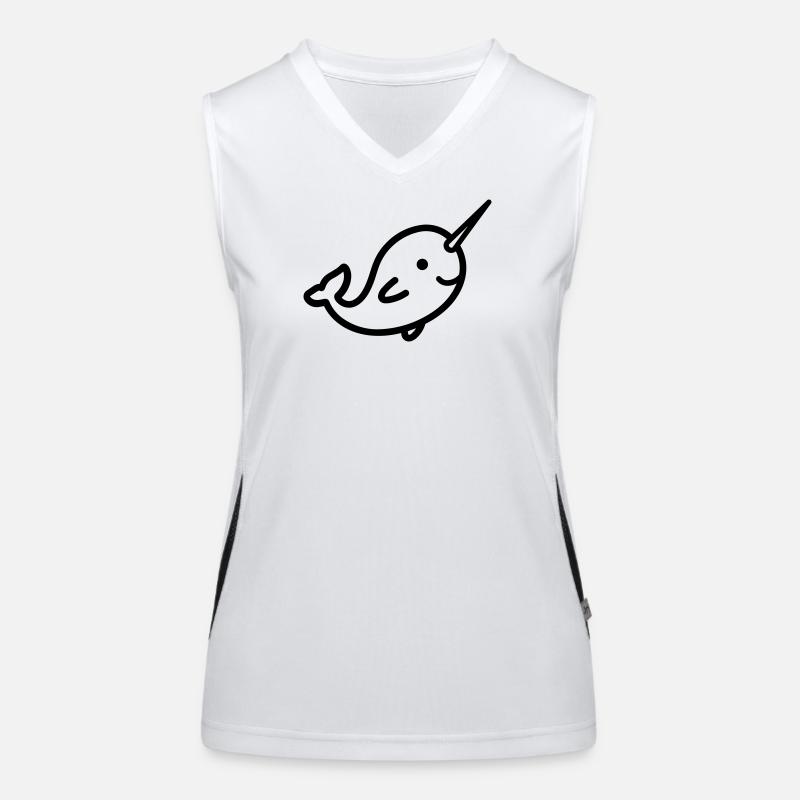 Narwal Funktionelles Kontrast-Tank Top für Frauen
