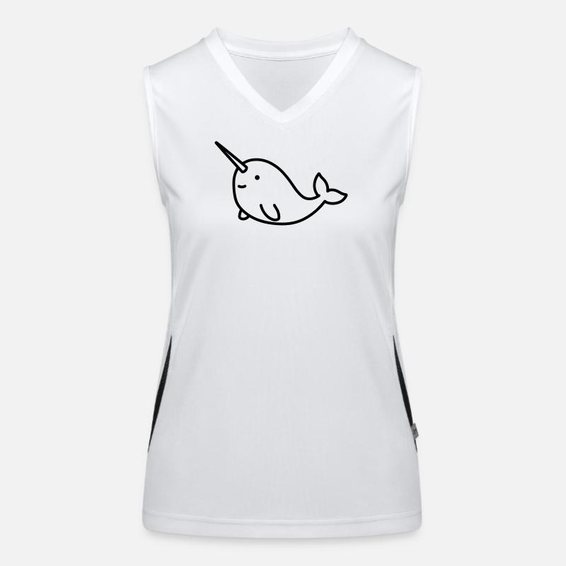 Narwal Funktionelles Kontrast-Tank Top für Frauen