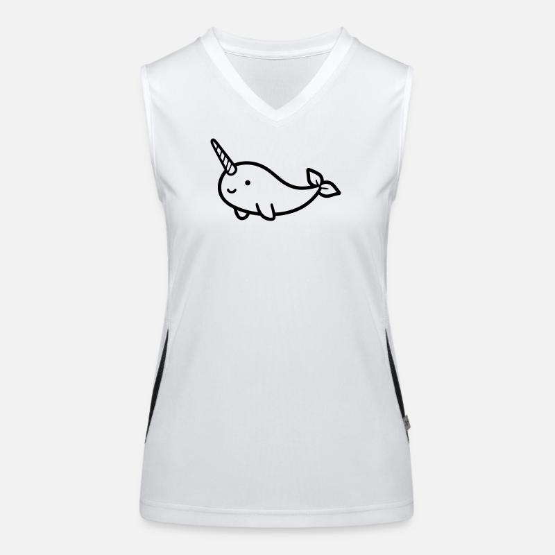 narwhal Women's Functional Contrast Tank Top