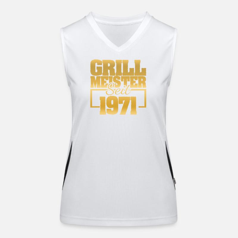 Grilling 1 Women's Functional Contrast Tank Top