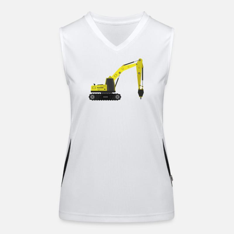 Hydraulic jackhammer Women's Functional Contrast Tank Top