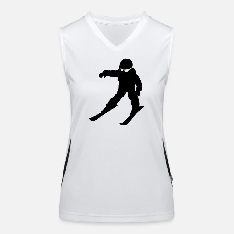 ski school Women's Functional Contrast Tank Top