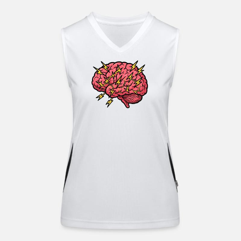 Blitzbrain Pop Art Women's Functional Contrast Tank Top