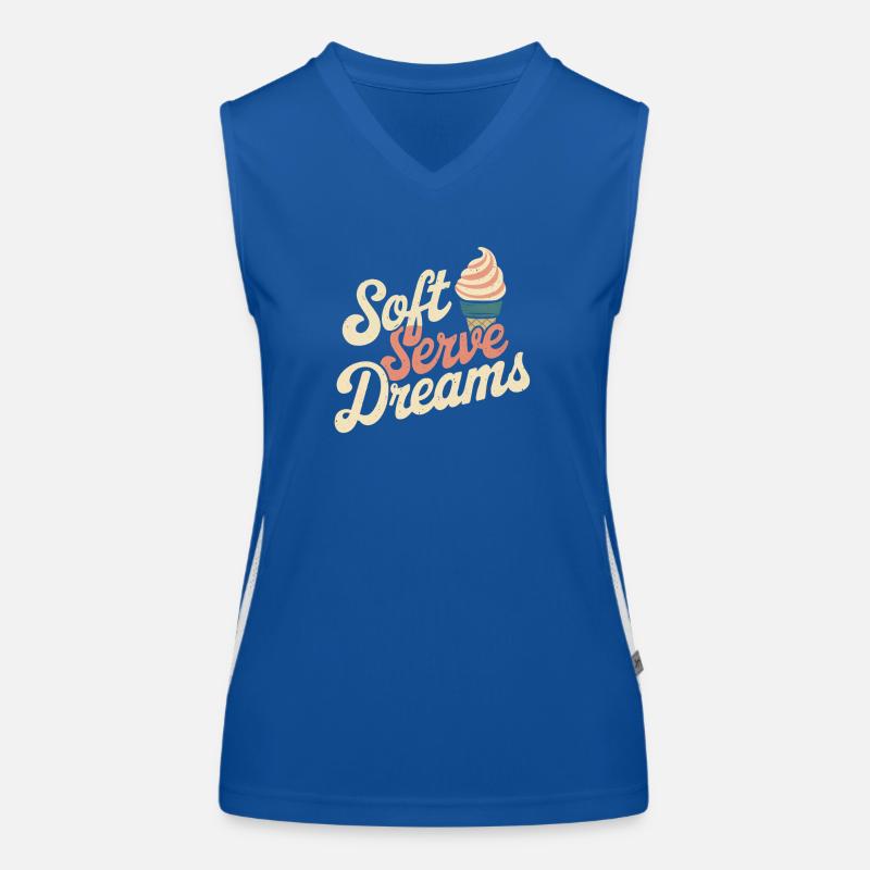 Retro Eiscreme Women's Functional Contrast Tank Top