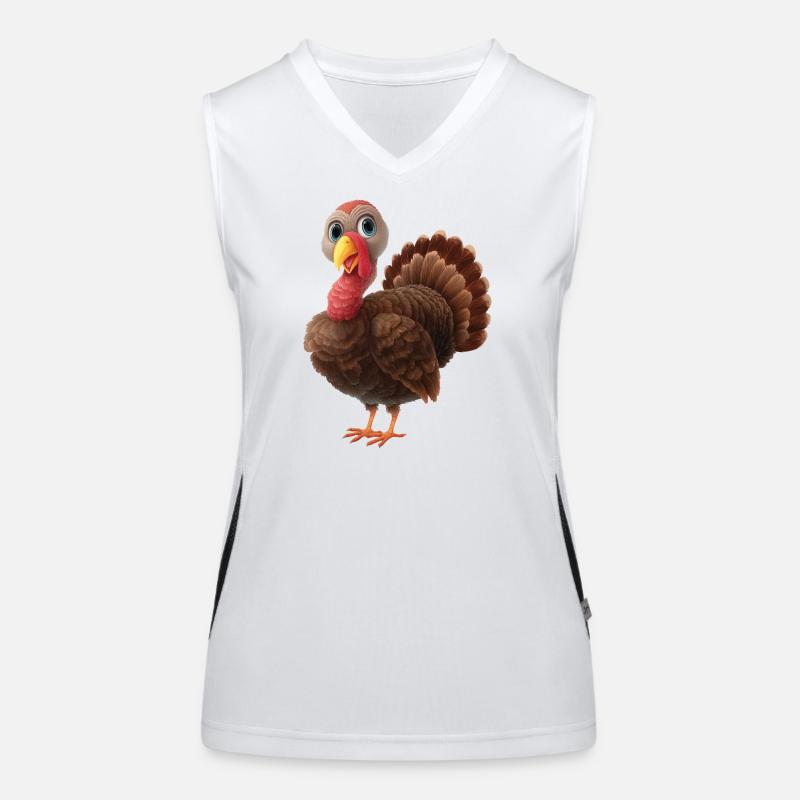 Turkey Women's Functional Contrast Tank Top