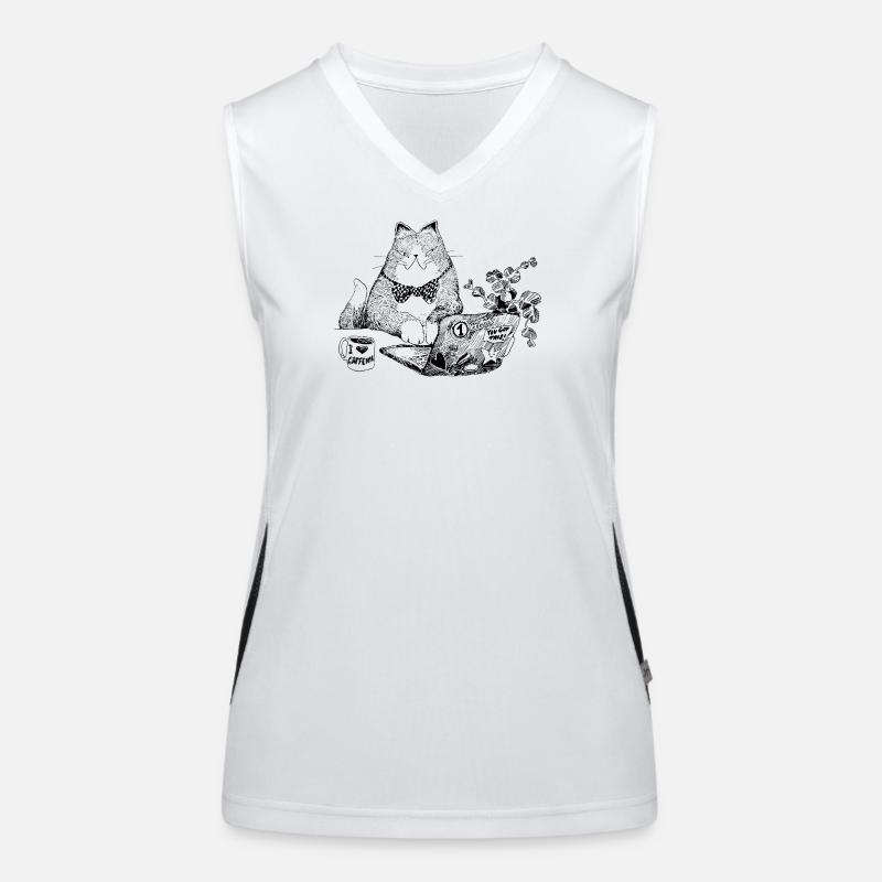 CHAT DE BUREAU Débardeur respirant contrasté Femme