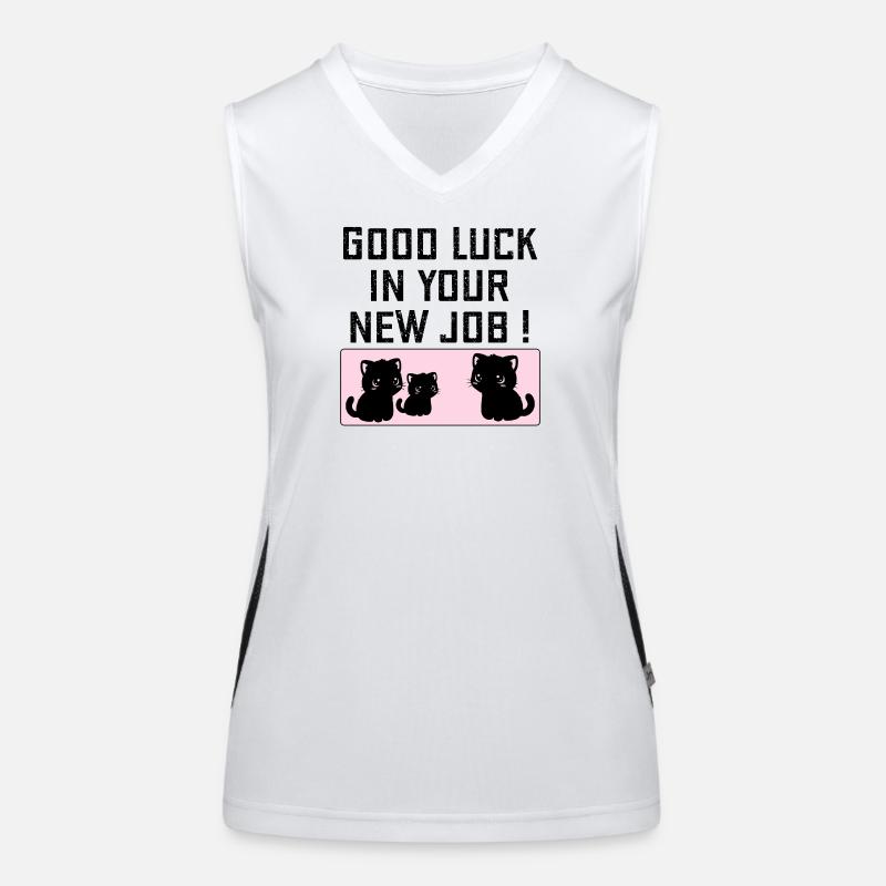 Abschiedsgesellschaft Viel Glück Funktionelles Kontrast-Tank Top für Frauen