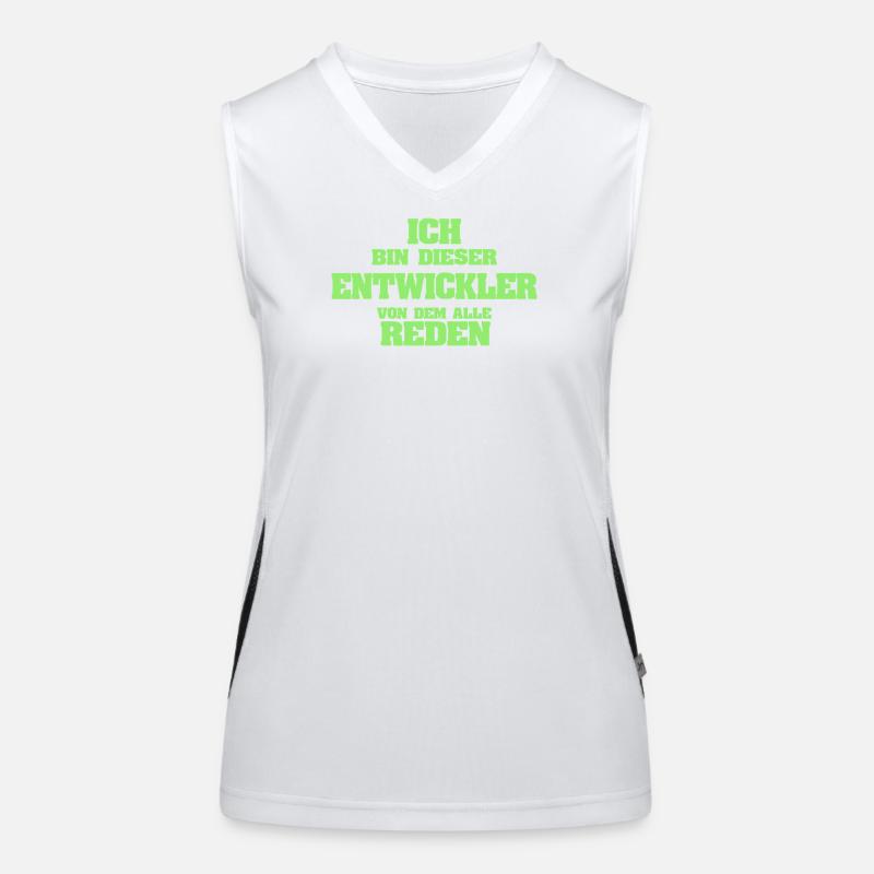 Developer as a profession Women's Functional Contrast Tank Top