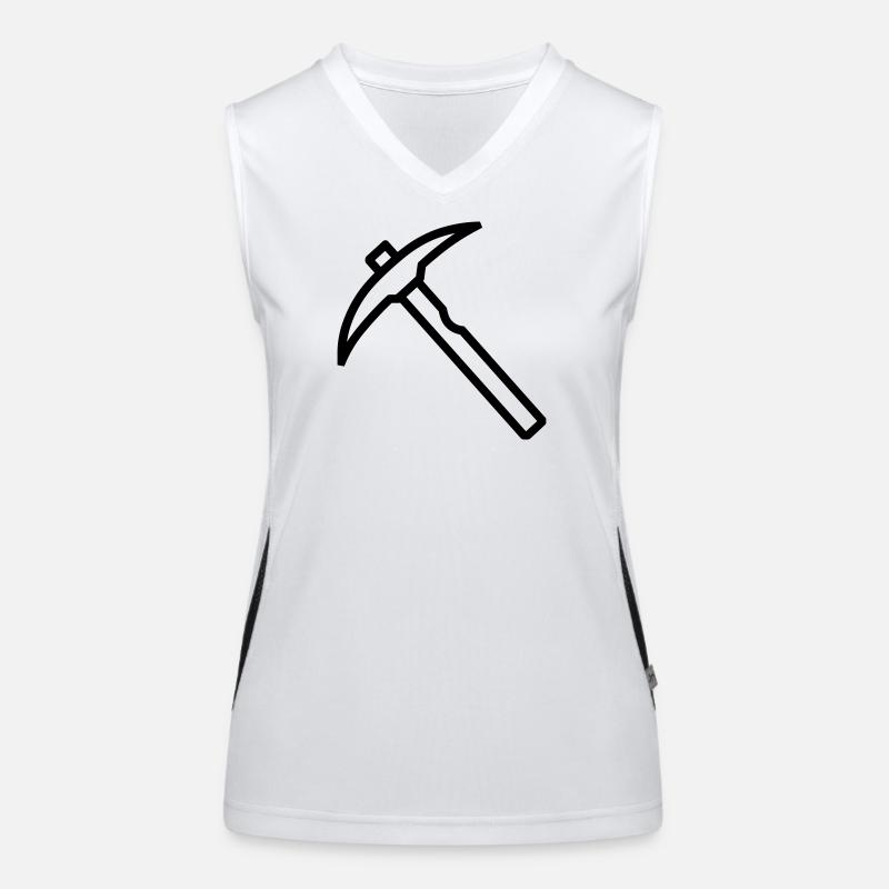 Eispickel Funktionelles Kontrast-Tank Top für Frauen