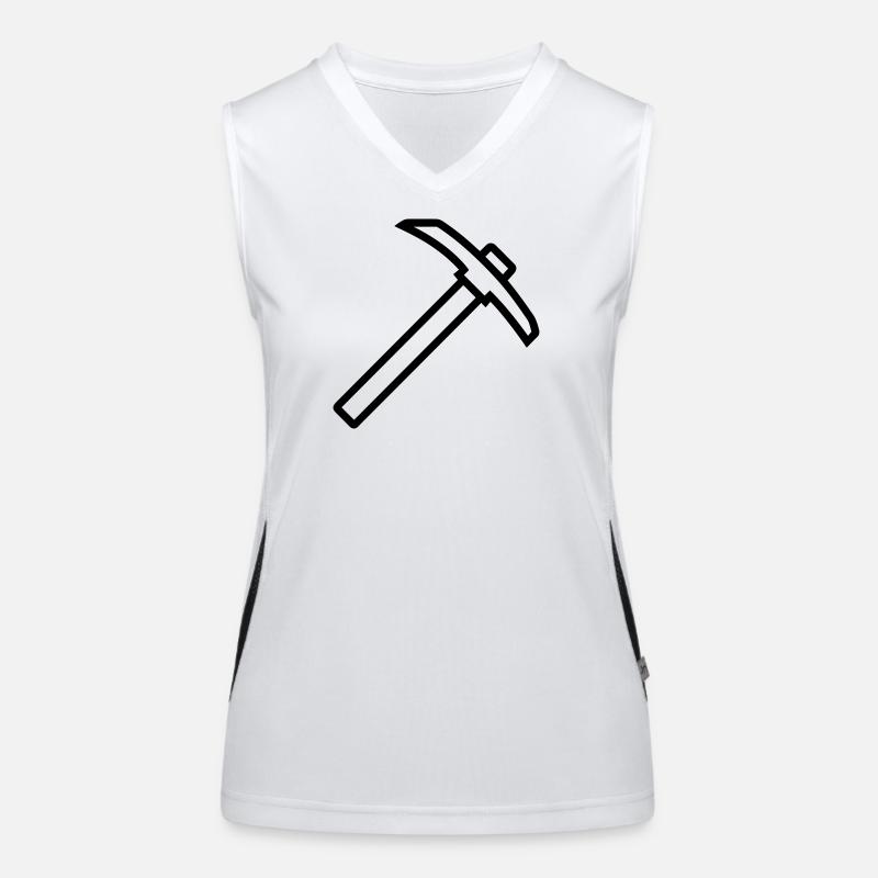 Eispickel Funktionelles Kontrast-Tank Top für Frauen