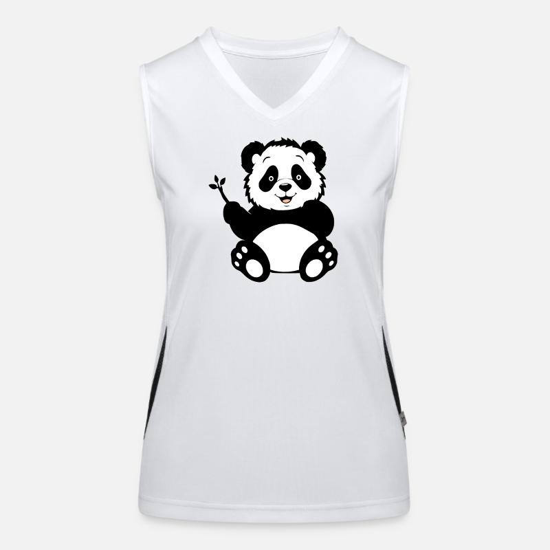 Panda Women's Functional Contrast Tank Top