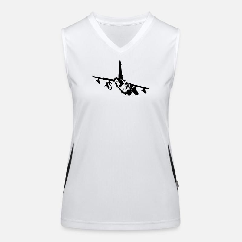 Tornado Jet Funktionelles Kontrast-Tank Top für Frauen