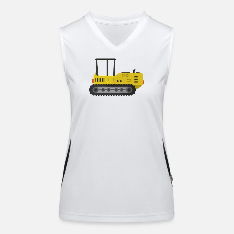 Crawler tractor Women's Functional Contrast Tank Top