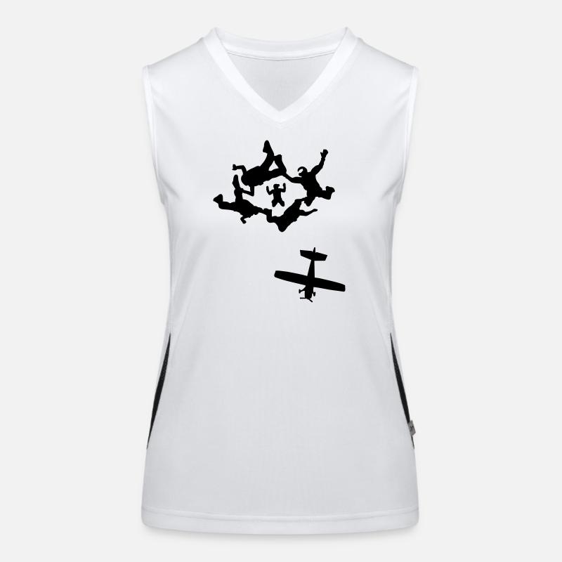 parachutisme Débardeur respirant contrasté Femme