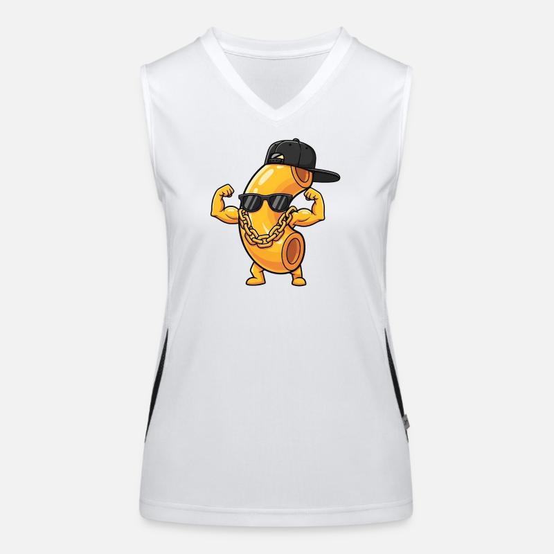 Mac n Cheese lustige Geschenkidee Funktionelles Kontrast-Tank Top für Frauen