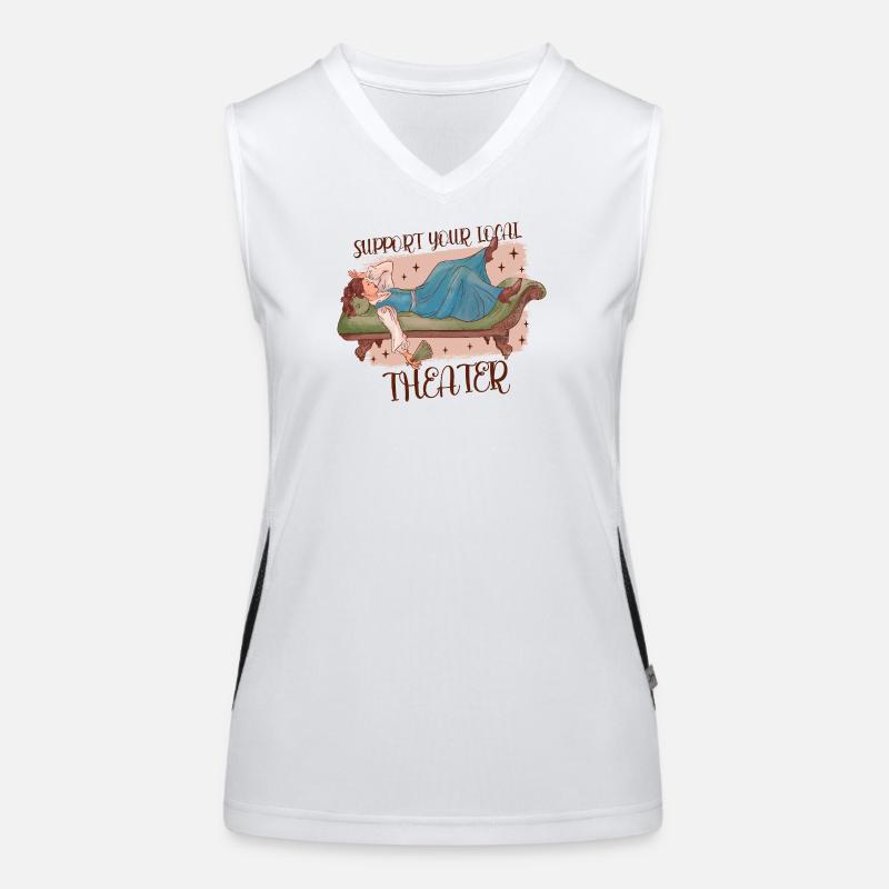 Theatre Actor Gift Ideas Women's Functional Contrast Tank Top