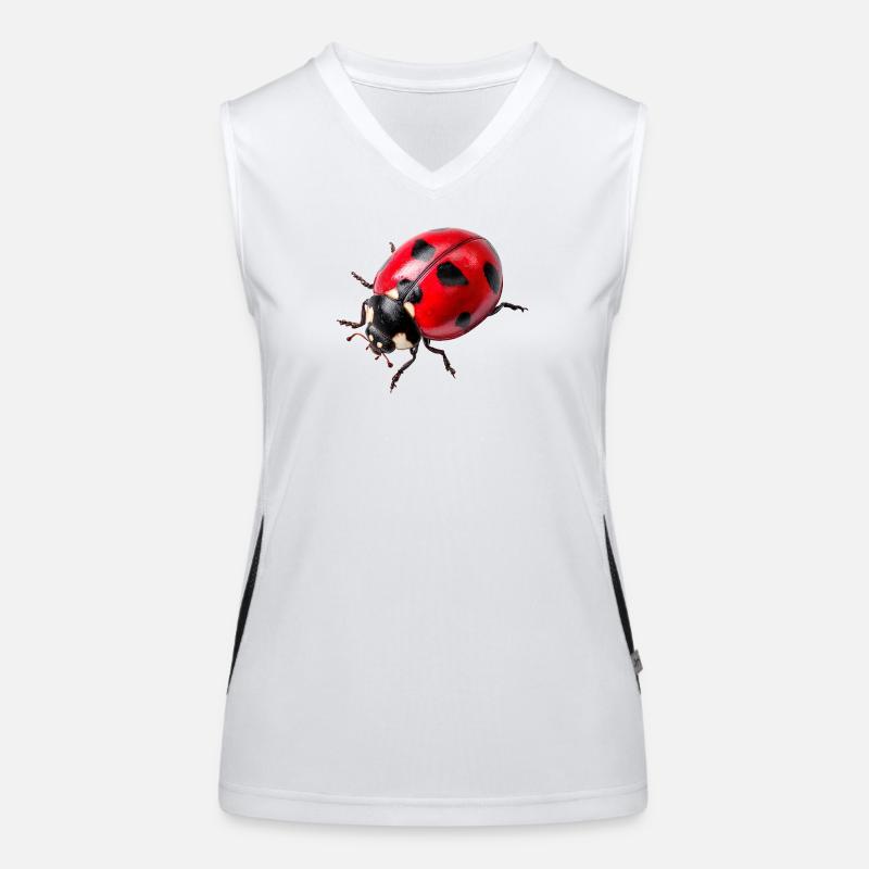 Ladybugs are also called ladybugs Women's Functional Contrast Tank Top