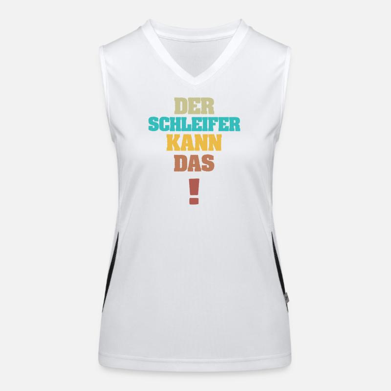 Grinder as Funny Women's Functional Contrast Tank Top