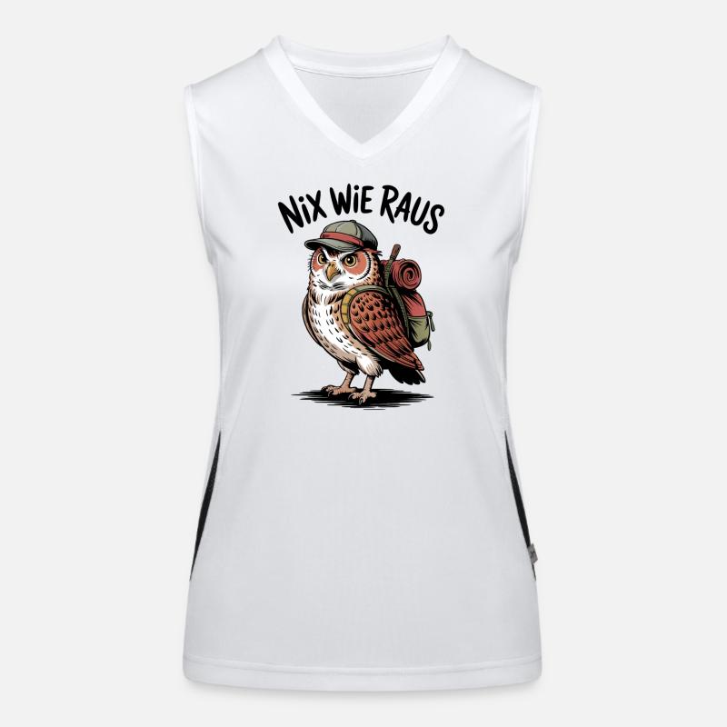 WanderEule Backpack Adventure Women's Functional Contrast Tank Top