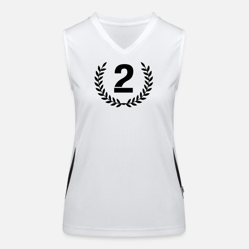 2 Kranz Funktionelles Kontrast-Tank Top für Frauen
