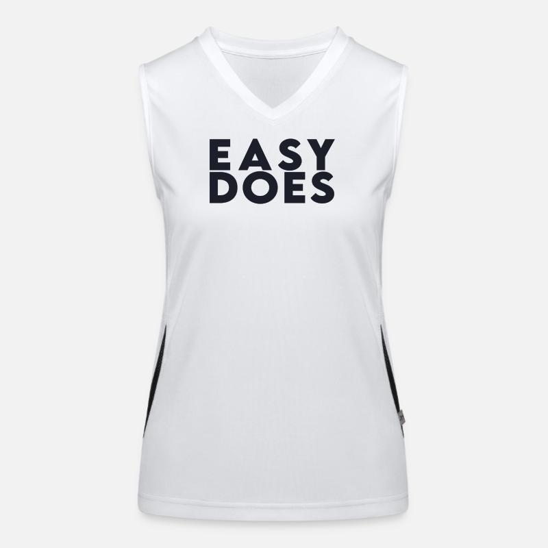 Easy Does Funktionelles Kontrast-Tank Top für Frauen