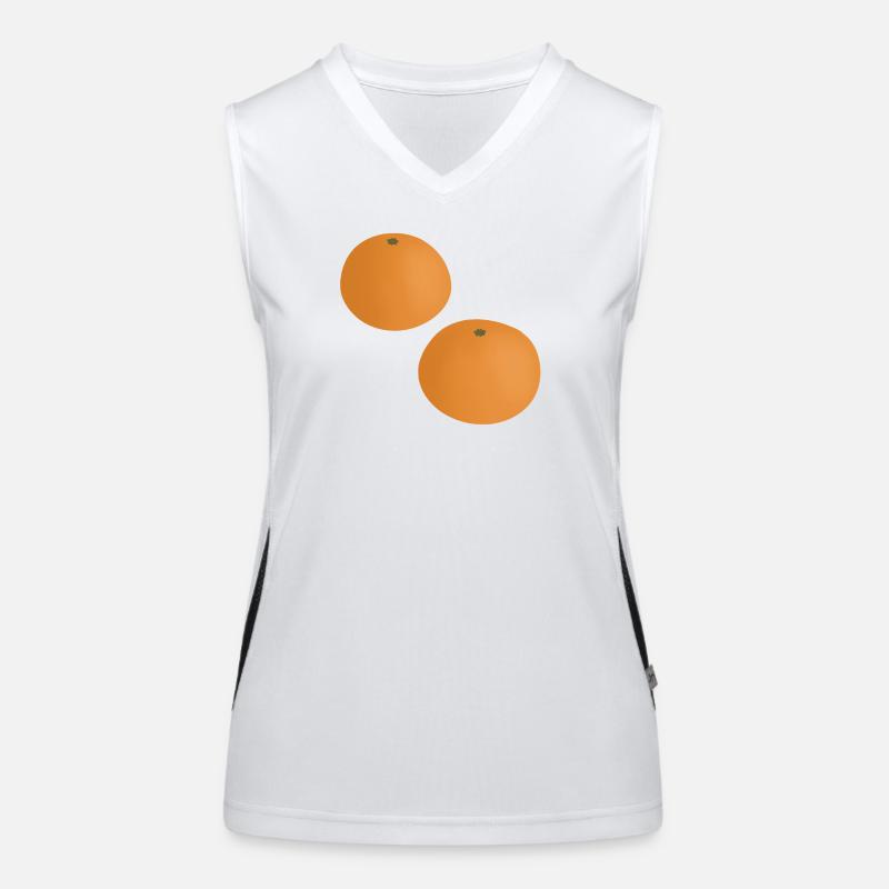 Mandarin Oranges Women's Functional Contrast Tank Top