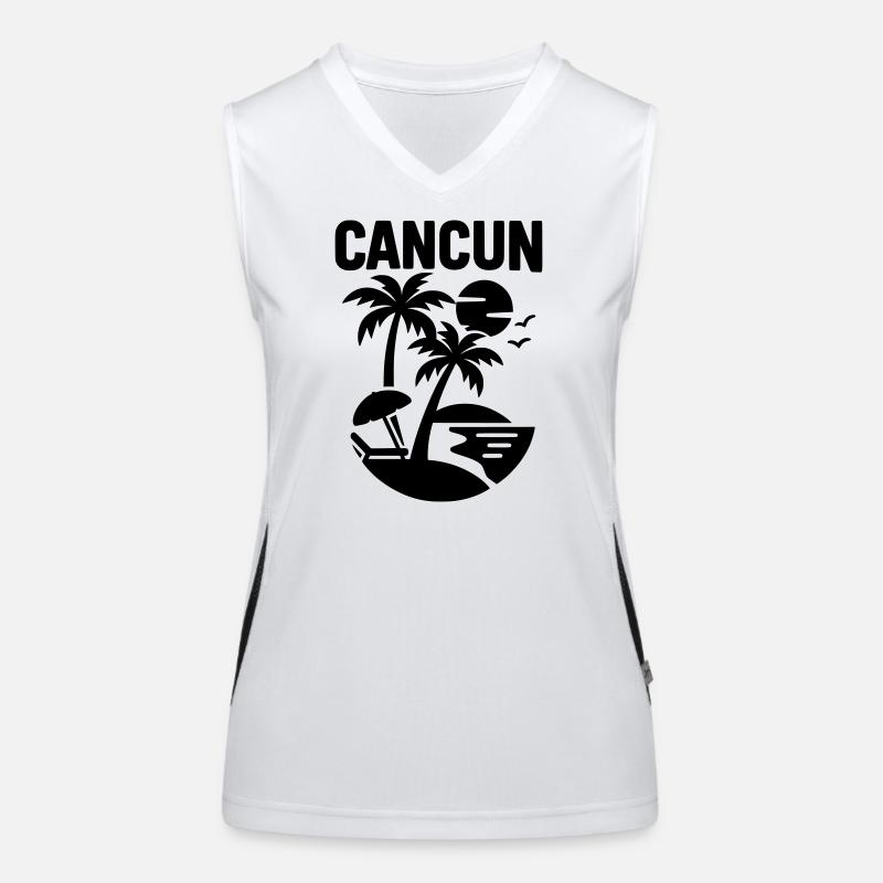 Cancun Silhouette Women's Functional Contrast Tank Top