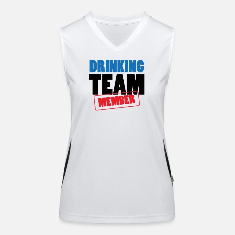 Drinking Team Member / Alcohol Women's Functional Contrast Tank Top